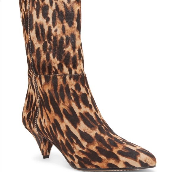 NWT Vince Camuto Rastel 3 Calf Hair Cone Heel Boot - Picture 9 of 13